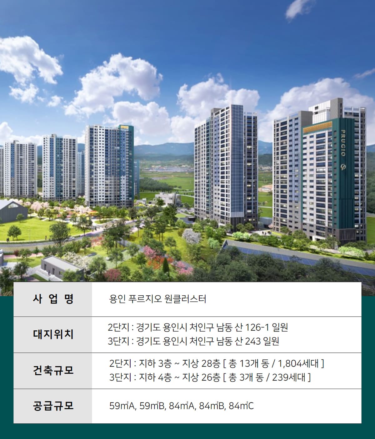 용인 푸르지오 원클러스터
